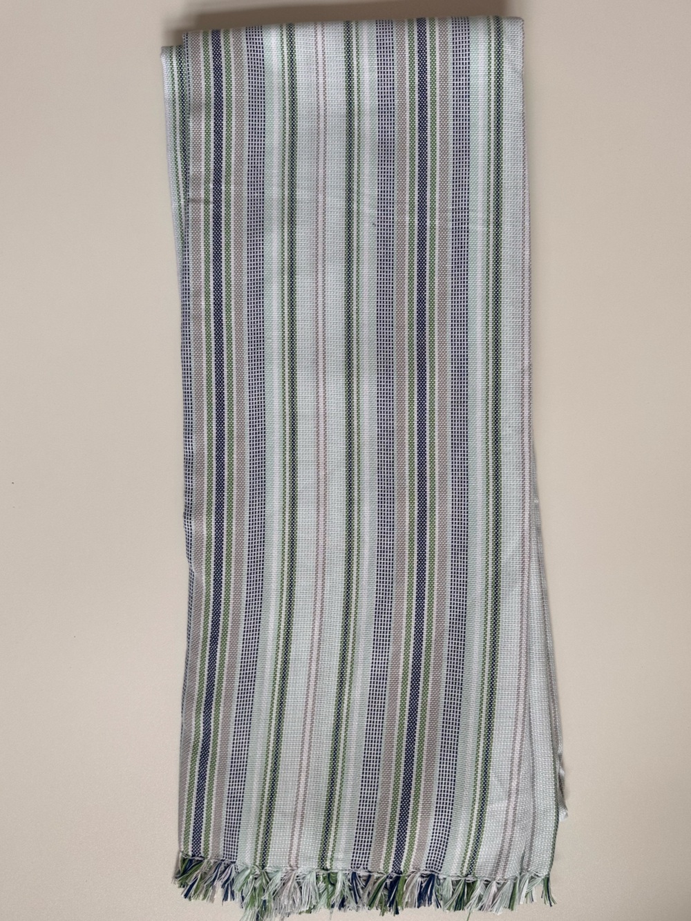 Tommy Bahama Blue and Green Striped TABLECLOTH